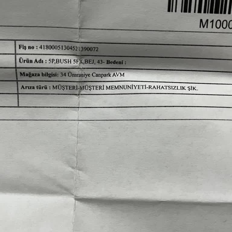 Kalıtesiz Ayakkabı Ve İade Reddiyle Mağduriyet