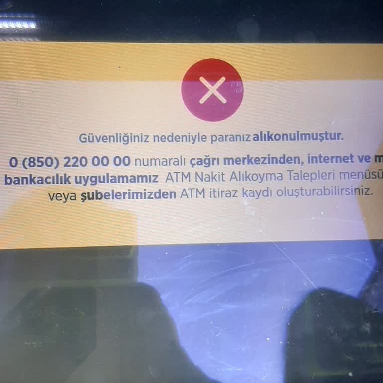 ATM'de Alıkonulan Parama 4 Gündür Ulaşılamıyor, Bilgi Verilmiyor