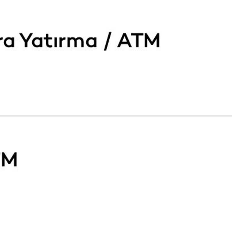 ATMde Yatırılan Para Anında Geri Çekildi Çözüm Bekliyorum