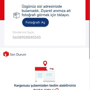 Adreste Olmama Rağmen Kargo Teslim Edilmedi, Yanlış Bilgilendirme Yapıldı