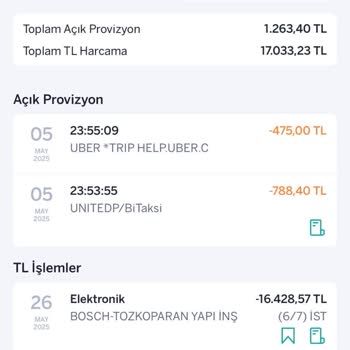 Uber İle Yapılan Yolculukta İki Kez Ödeme Alınması