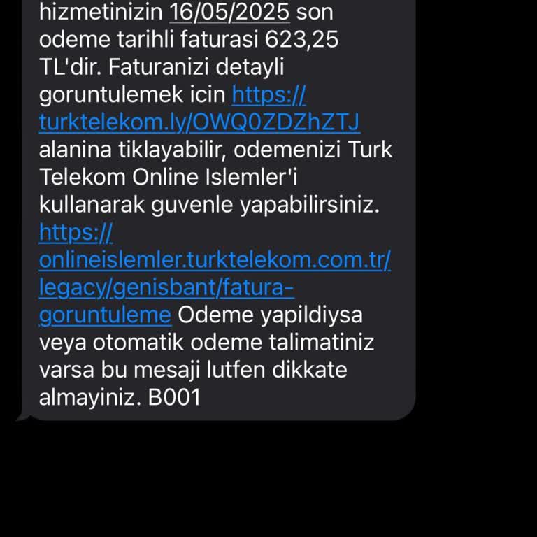 Otomatik Ödeme Talimatına Rağmen Yüksek Fatura Ve Hizmet Sorunu