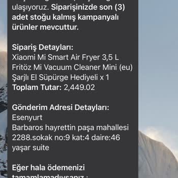 Çeyiz AVM'den EFT İle Alışveriş Sonrası Mağduriyet Ve Hukuki Süreç