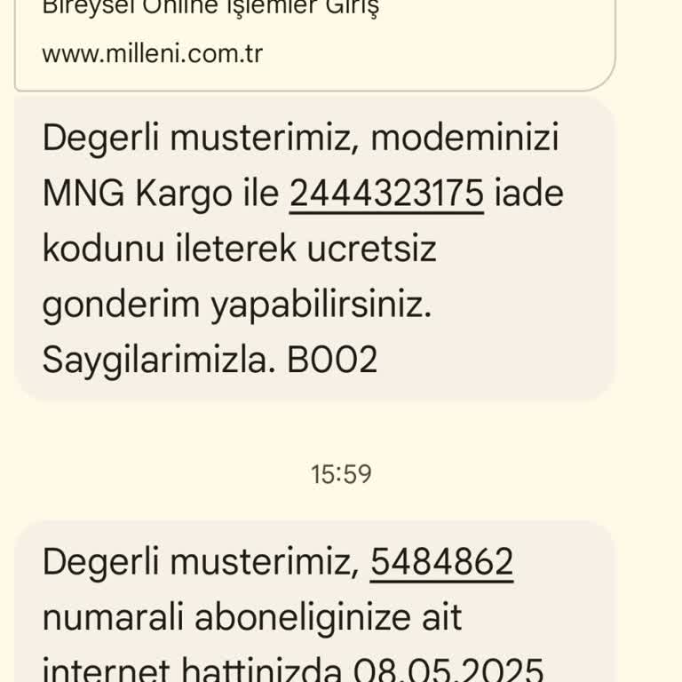 Modem İadesinde Bilgi Kirliliği Ve Mağduriyet