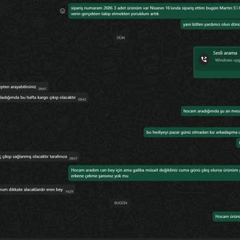 Sipariş Süresinin Aşılması Ve Yetersiz Müşteri Bilgilendirmesi