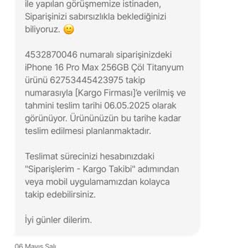 Kargo Şirketi Bilgim Dışında Siparişi İptal Etti, Telefonum Teslim Edilmedi