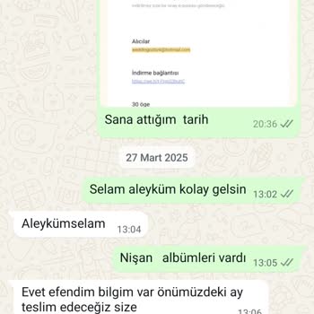 Nişan Albümümüz Geç Ve Eksik Teslim Edildi, İletişim Sorunları Yaşadık
