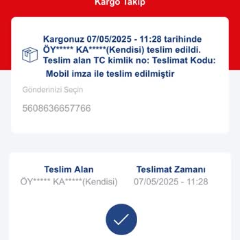 Teslim Edilmediği Halde Teslim Edildi Olarak İşaretlenen Kargom Hakkında Acil Çözüm Talebi