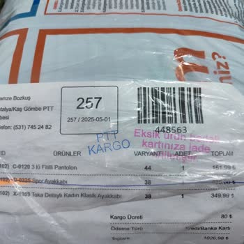 Hatalı Ve Eksik Ürün, Para İadem Yapılmadı!