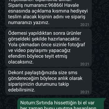 Sipariş Sonrası Yaşadığım Olumsuz Deneyim