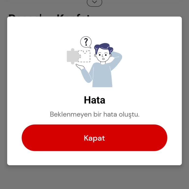 Passolig Uygulamasına Girişte Sürekli Hata Çözüm Bekliyorum