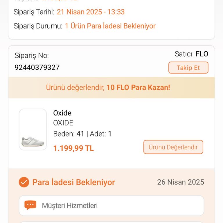 Ayakkabı İadesi İçin Günlerdir Bekliyorum Çözüm Yok