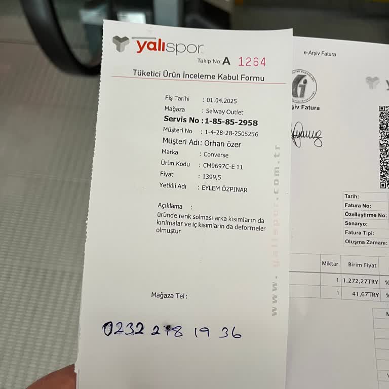 Kısa Sürede Deforme Olan Converse Ayakkabım İçin 40 Gündür Bekletildim