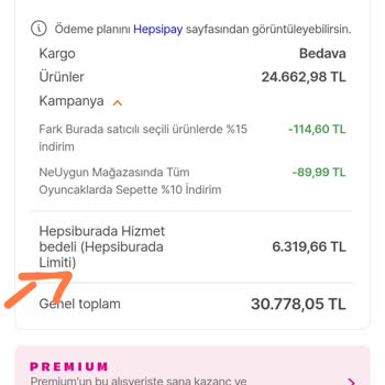 İptal Edilen Ürün Sonrası Hizmet Bedelinin İadesi Yapılmadı, Mağdur Edildim