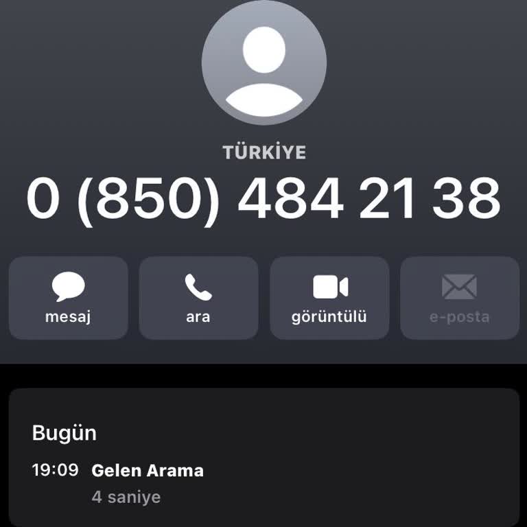 Tanımadığım Numaradan İzinsiz Arama Sonrası Endişe Ve Belirsizlik Yaşadım