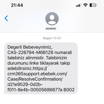 Ebebek'ten Aldığım Kırık Ürün İçin Değişim Süreci Uzadı