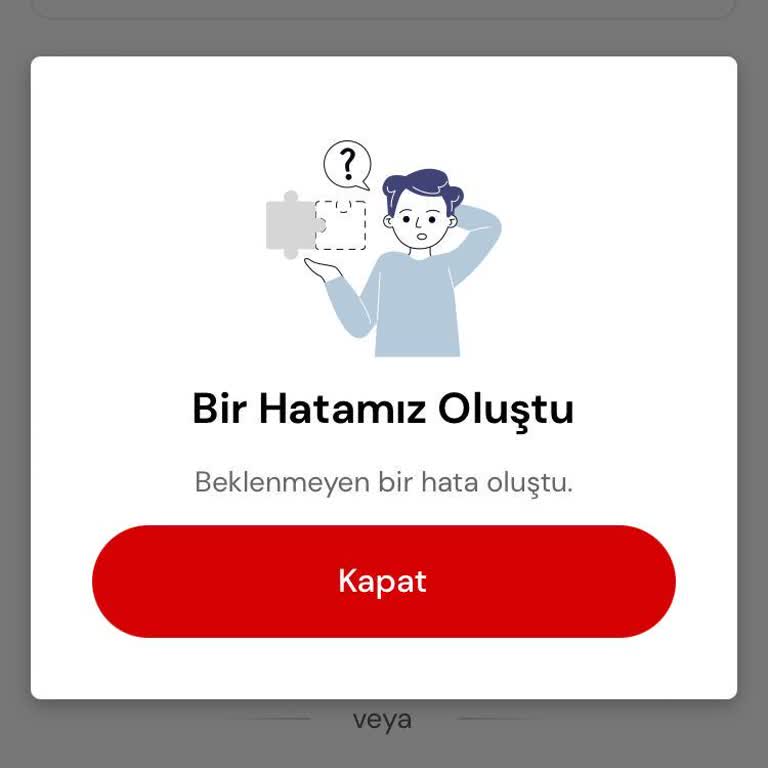 Passo Uygulamasında Sürekli Beklenmeyen Hata Sorunu