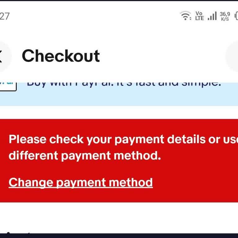 Ebay'de Kart Ekleme Sorunu ve Destek Talebi