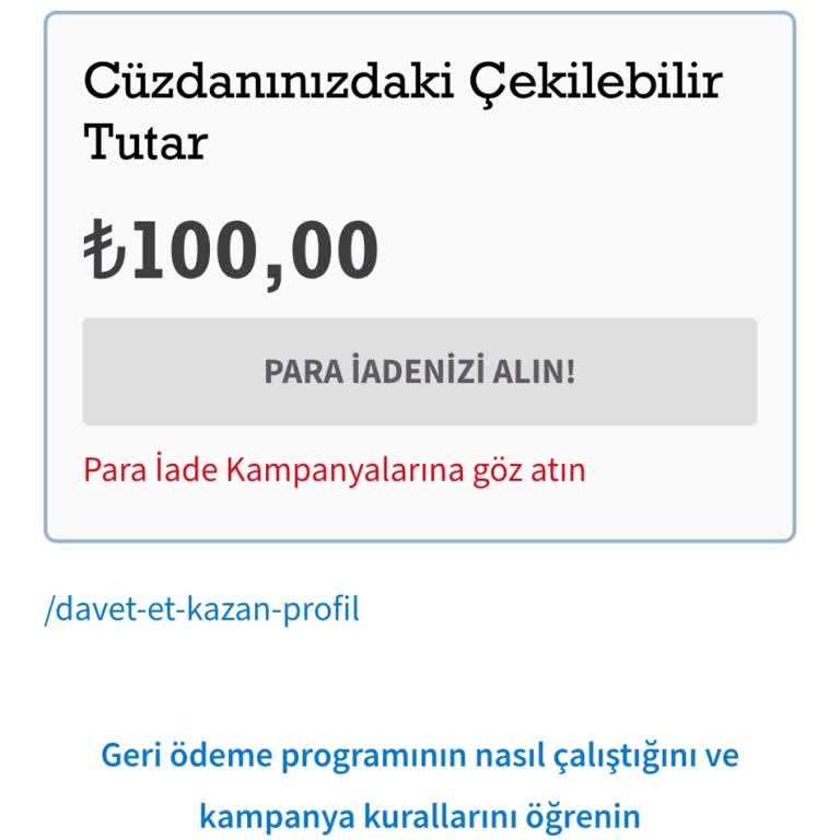 Para İadesi Kampanyasında IBAN'a Aktarım Sorunu