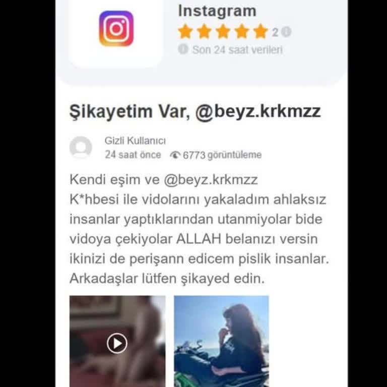 Sosyal Medyada Cinsel İçerikli İftira Ve Video Paylaşımı Hakkında Şikayet