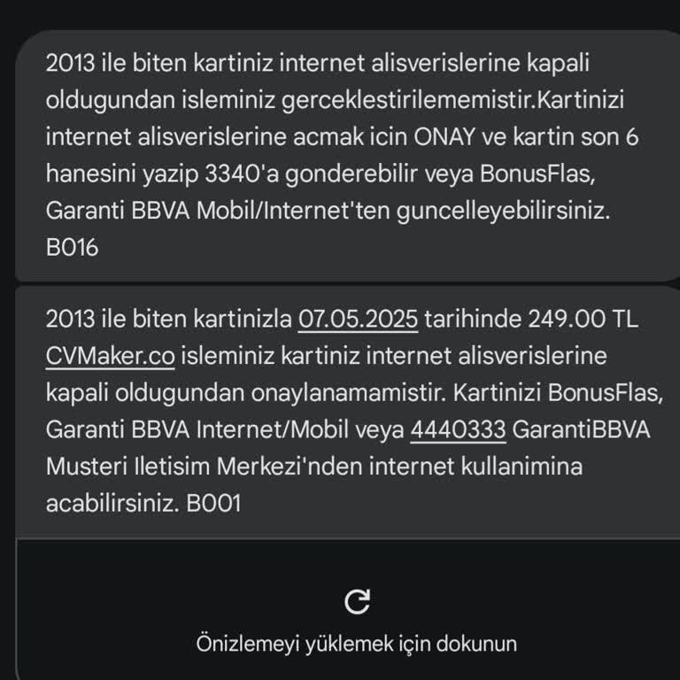 CV Maker Üyelik Ücreti İadesi Ve Hesap İptali Talebi