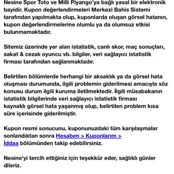 Nesine Maç Sonucu Yanlış Değiştirildi, Ücret İadesi Yapılmadı