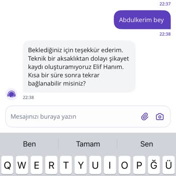 Siparişim Ertelendi, Destek Çözüm Sunmadı Ve Şikayetim Alınmadı