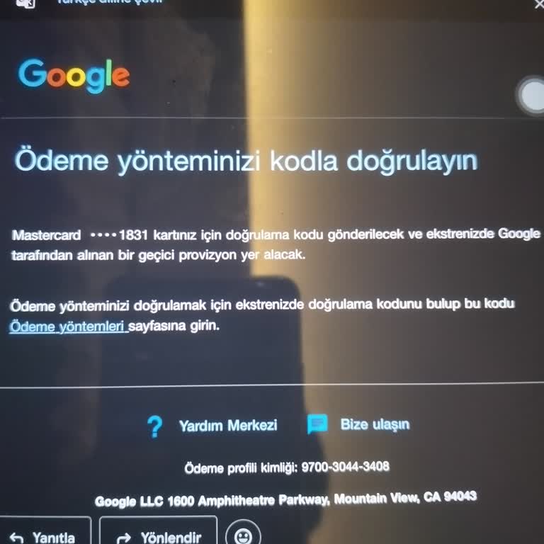Google Payments'tan Habersiz Para Çekimi Ve Sürekli Kesinti Sorunu