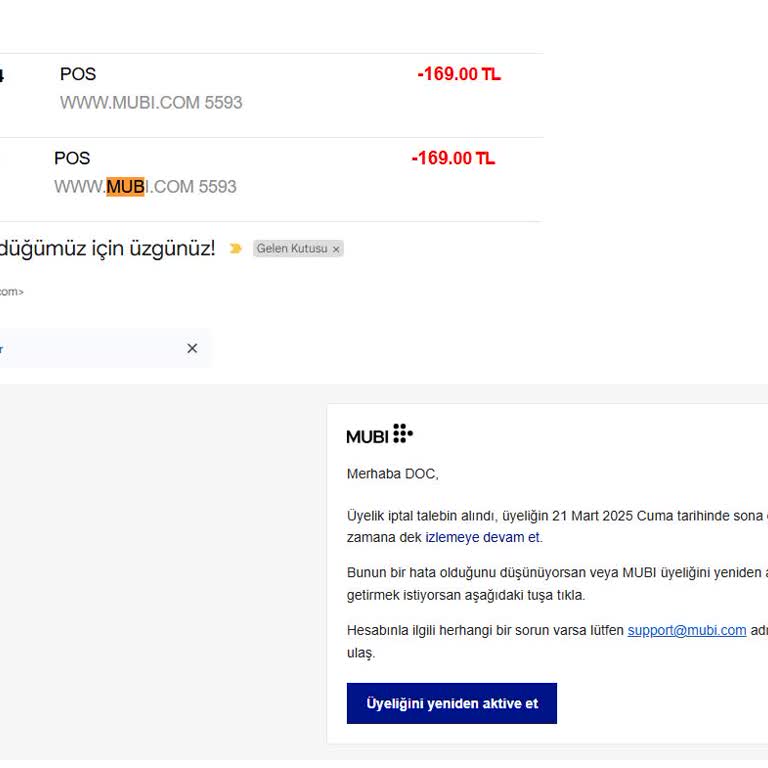 MUBI Charged Me Twice in April After I Canceled My Membership on March 18