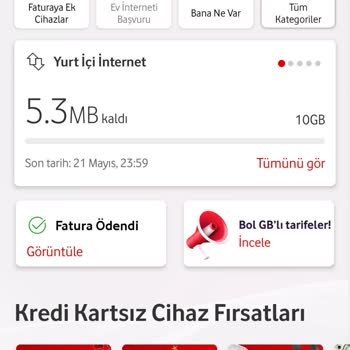 Hediye İnternetim Varken Ek Paket Ücreti Kesildi, İade Talep Ediyorum