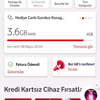 Hediye İnternetim Varken Ek Paket Ücreti Kesildi, İade Talep Ediyorum