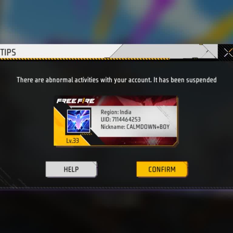 My&nbsp;Garena Free Fire Max Account Suspension Was a Mistake!