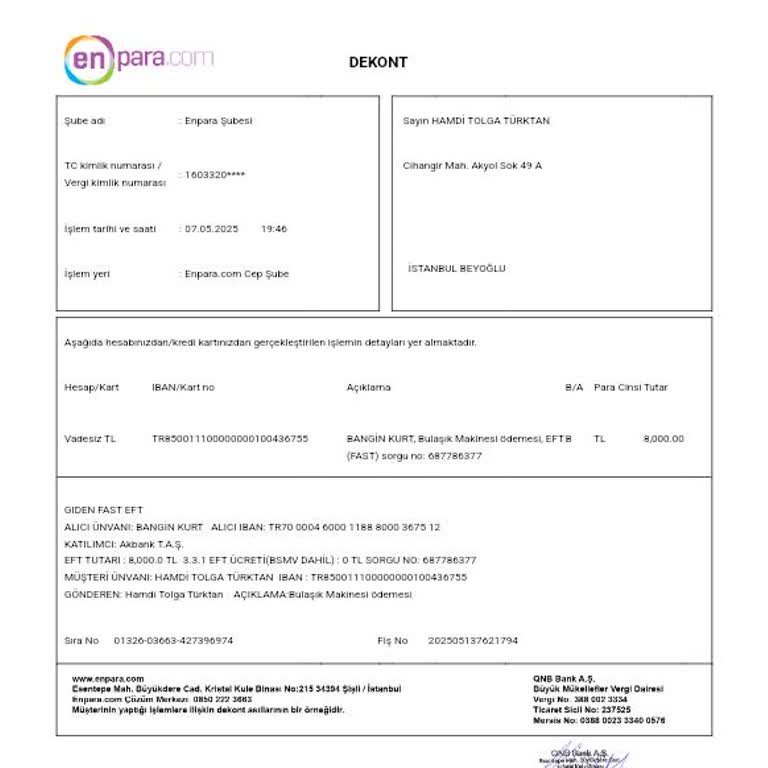 Epttavm'de Havale Açıklaması Nedeniyle İşlem Sorunu Ve Para İadesi Süreci
