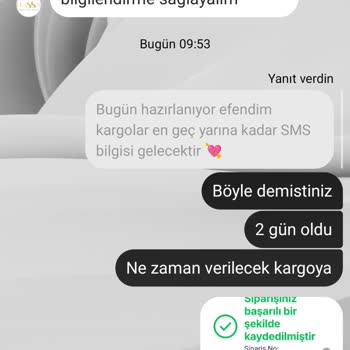 Siparişim Günlerdir Kargoya Verilmiyor, Sürekli Oyalama!