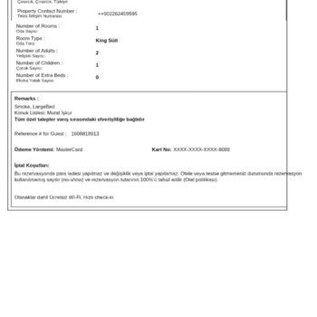 Agoda Üzerinden Yapılan Rezervasyonun Otel Tarafından Kabul Edilmemesi Ve Mağduriyet