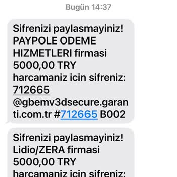 Garanti BBVA, 3D Şifresi Olmadan Yapılan 5.000 TL’lik Harcamayı İade Etmiyor!