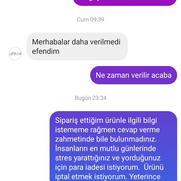 Siparişim Haftalardır Gelmedi Mağdur Ediliyorum