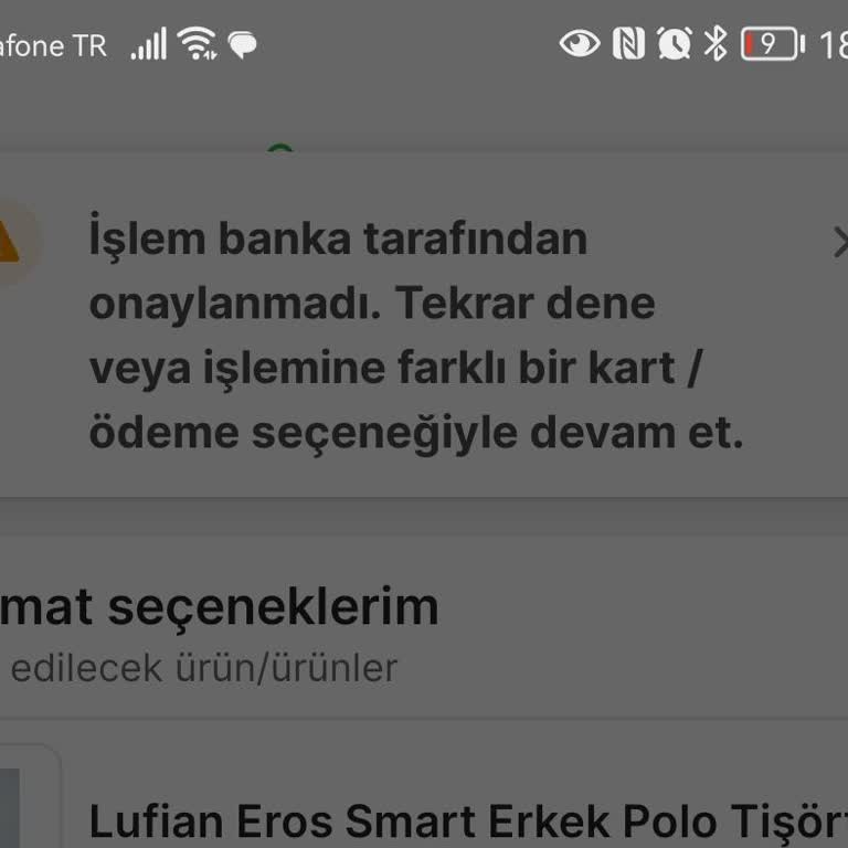 Vodafone Pay Kampanyası Var Ama Alışverişte Ödeme Reddediliyor, Çözüm Bekliyorum