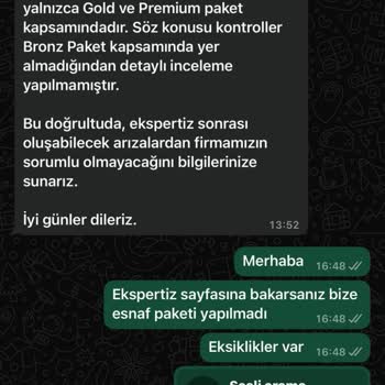 Eksik Yapılan Ekspertiz Nedeniyle Şanzıman Arızası Ve Mağduriyet