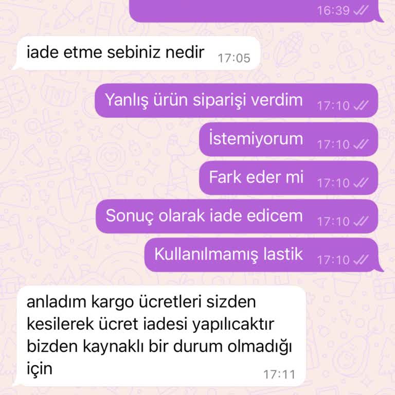 İade Sürecinde Ekstra Kargo Ücreti Alınması Mağduriyet Yarattı