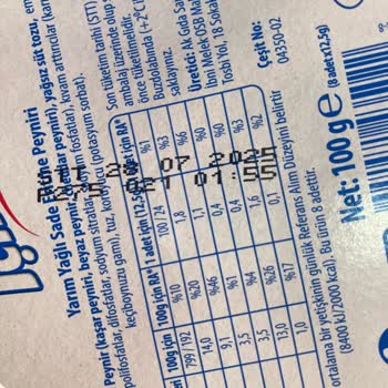 Son Kullanma Tarihi Geçmemiş Üçgen Peynirde Küf Sorunu