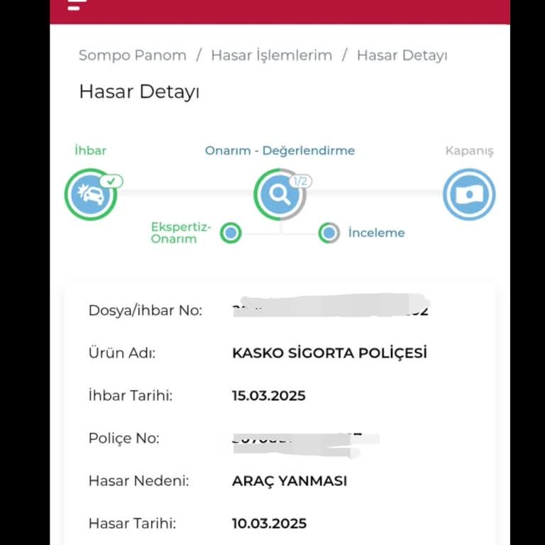Sompo Japan Hasar Ödememi Geciktiriyor Mağduriyetim Artıyor