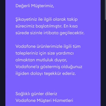 Vodafone Kampanya Ve Sözleşme İşlemlerinde Sürekli Sorun Ve Yetersiz Müşteri Hizmeti