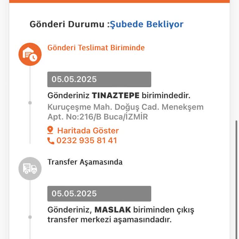 MNG Kargo Tınaztepe Şubesi Ürünümü Teslim Etmiyor