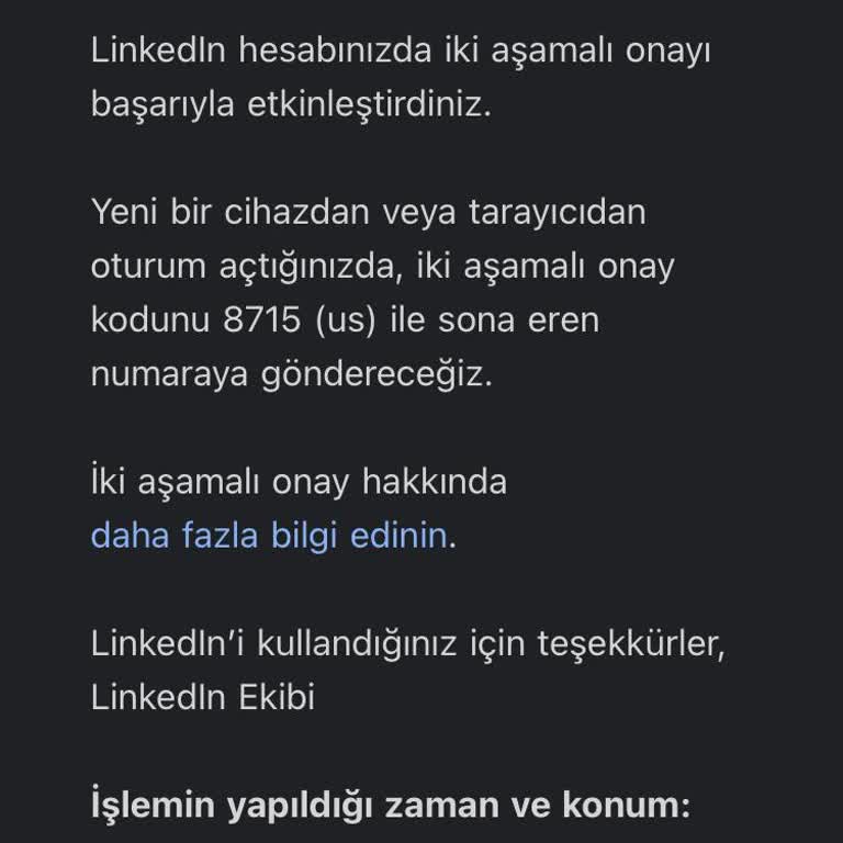 Linkedin Hesabım Çalındı, Yardım Alamıyorum