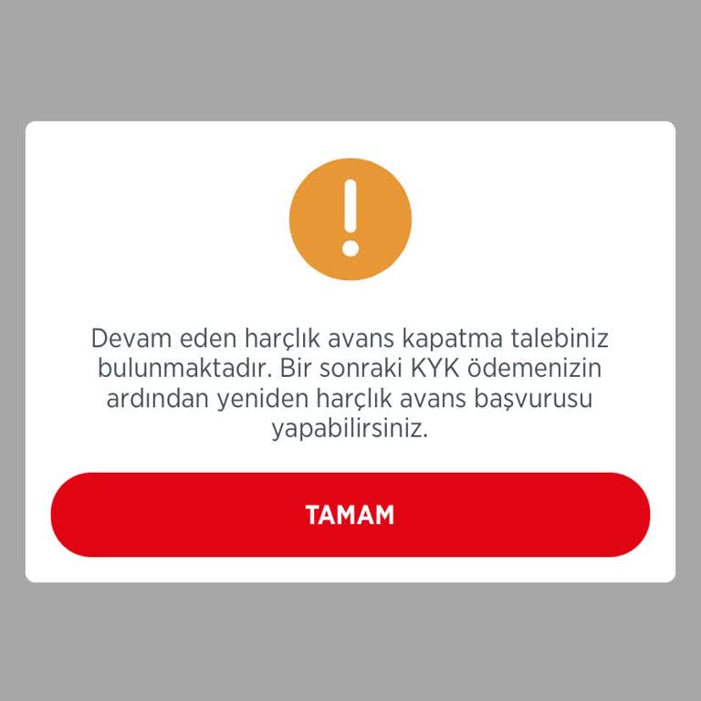 Harçlık Avans Başvurusu Sürekli Reddediliyor