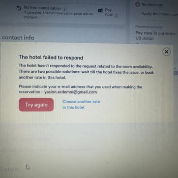 Zenhotels Rezervasyonlarında Sürekli Hata Ve Çözüm Sunulamıyor