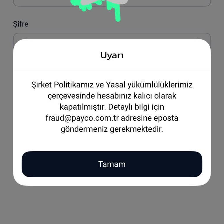 Hesabım Kapandı, Paramın İadesini Talep Ediyorum