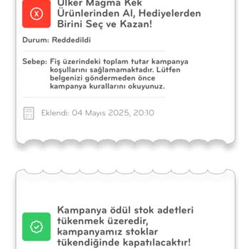 Kampanya Hakkım Keyfi Olarak Reddedildi!