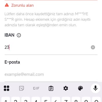 TikTok Hesabımda İsim Yanlış Yazıldı, Kazancımı Çekemiyorum